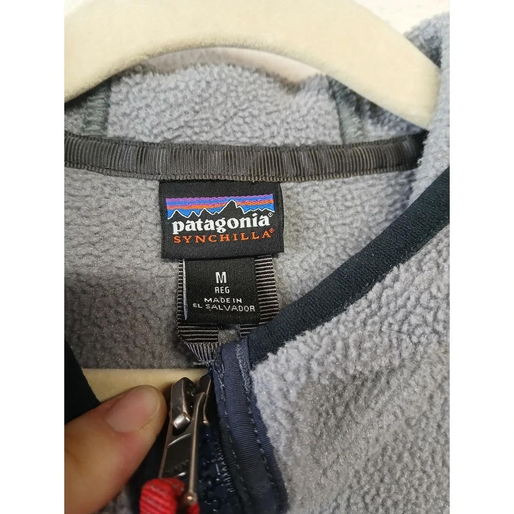 Patagonia kids synchilla full zip jacket fleece medium